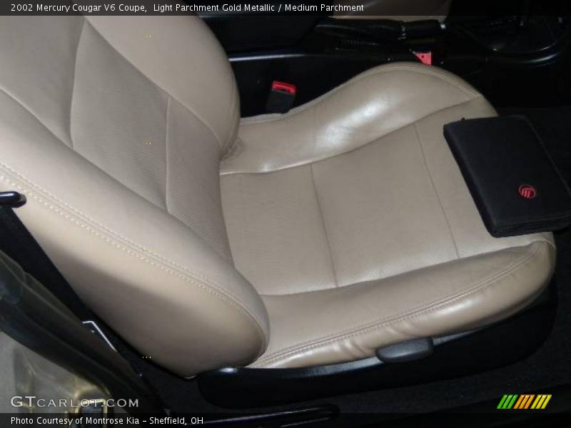 Light Parchment Gold Metallic / Medium Parchment 2002 Mercury Cougar V6 Coupe