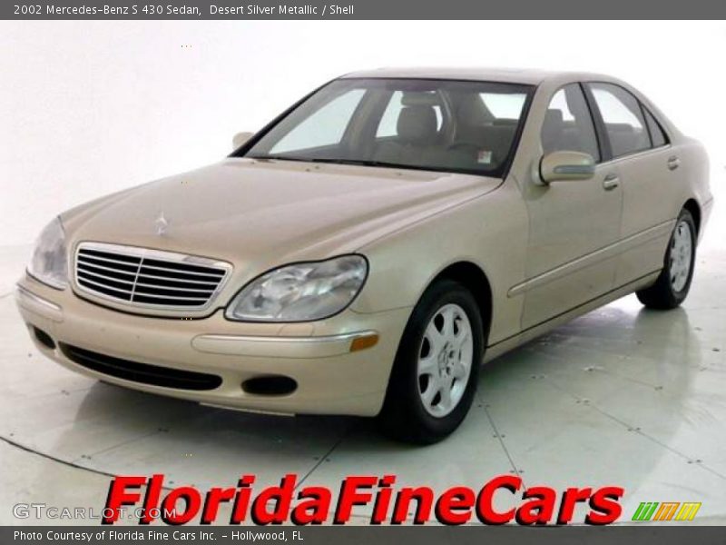 Desert Silver Metallic / Shell 2002 Mercedes-Benz S 430 Sedan