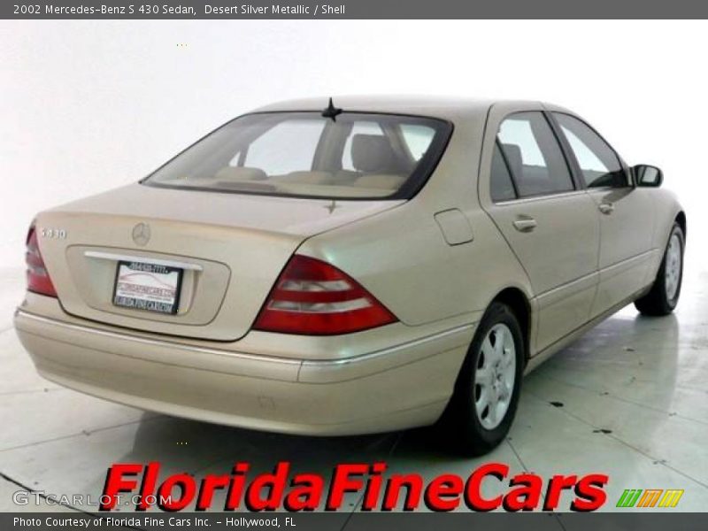 Desert Silver Metallic / Shell 2002 Mercedes-Benz S 430 Sedan