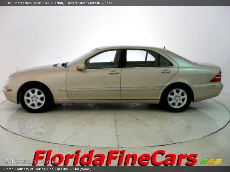 Desert Silver Metallic / Shell 2002 Mercedes-Benz S 430 Sedan