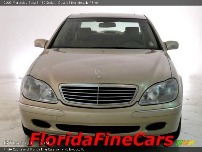Desert Silver Metallic / Shell 2002 Mercedes-Benz S 430 Sedan