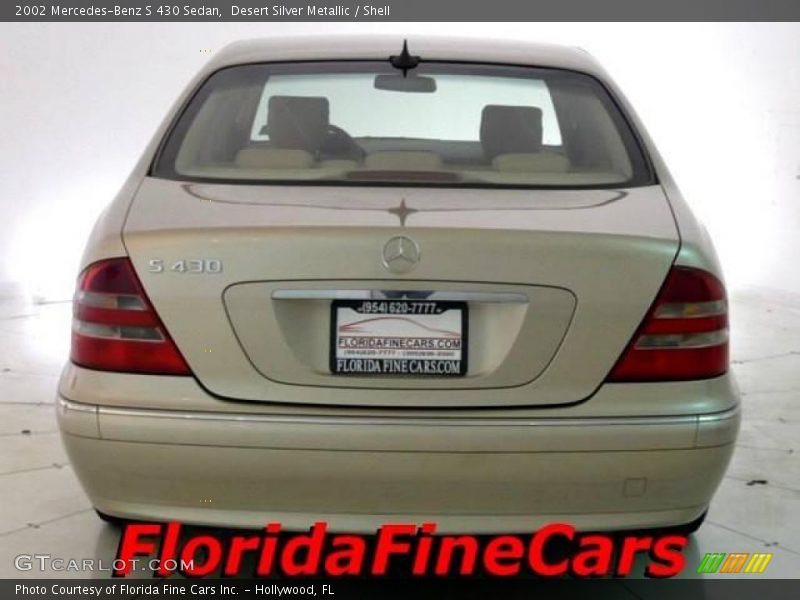Desert Silver Metallic / Shell 2002 Mercedes-Benz S 430 Sedan