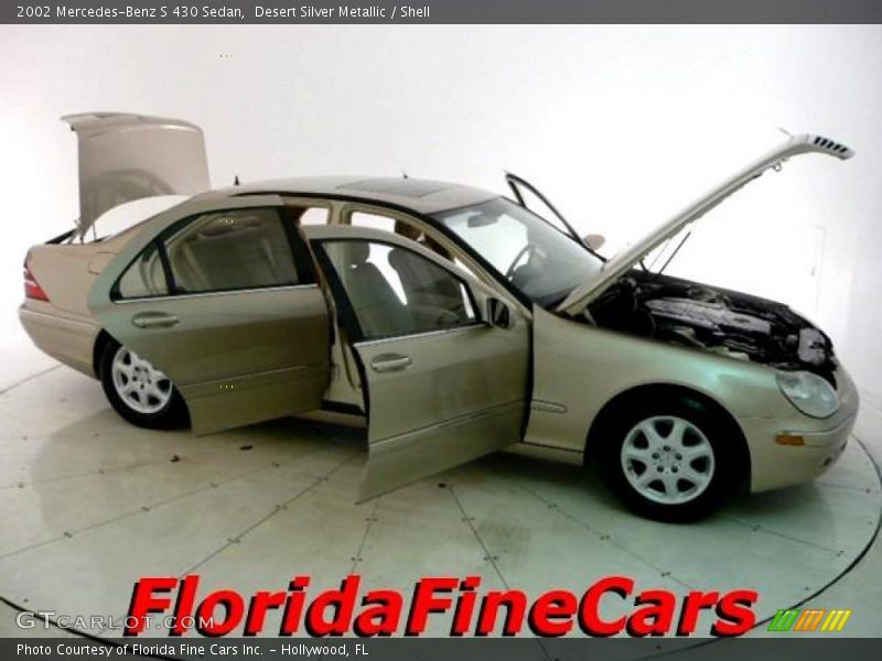 Desert Silver Metallic / Shell 2002 Mercedes-Benz S 430 Sedan