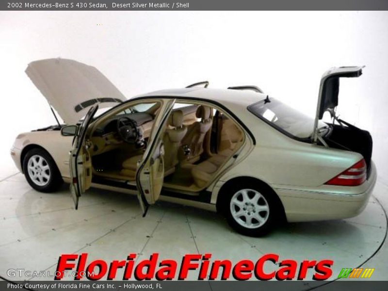 Desert Silver Metallic / Shell 2002 Mercedes-Benz S 430 Sedan