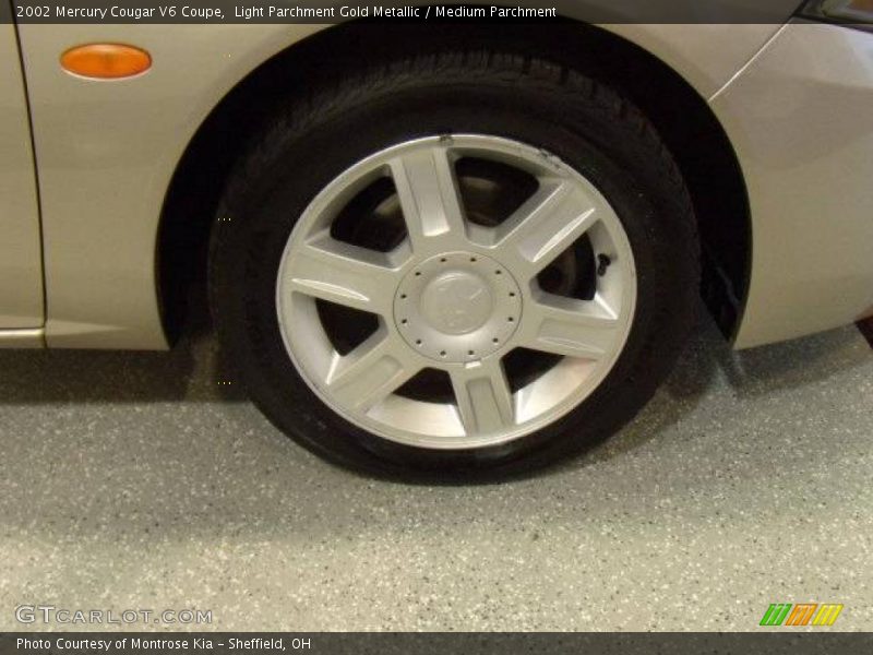 Light Parchment Gold Metallic / Medium Parchment 2002 Mercury Cougar V6 Coupe