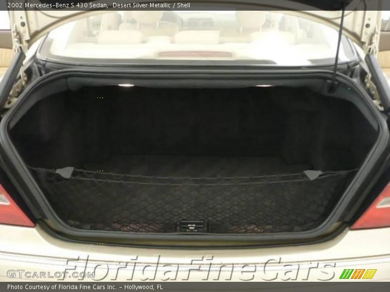 Desert Silver Metallic / Shell 2002 Mercedes-Benz S 430 Sedan