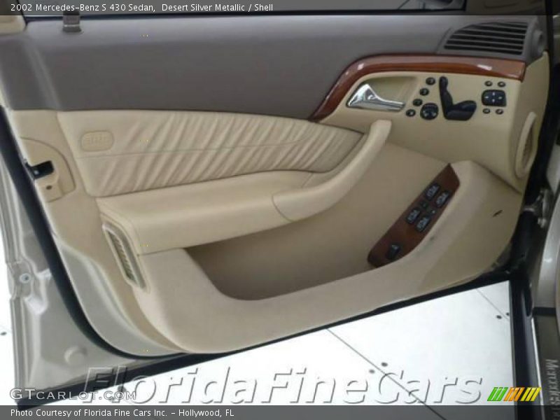 Desert Silver Metallic / Shell 2002 Mercedes-Benz S 430 Sedan