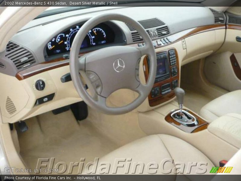 Desert Silver Metallic / Shell 2002 Mercedes-Benz S 430 Sedan