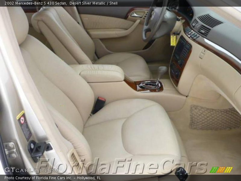 Desert Silver Metallic / Shell 2002 Mercedes-Benz S 430 Sedan