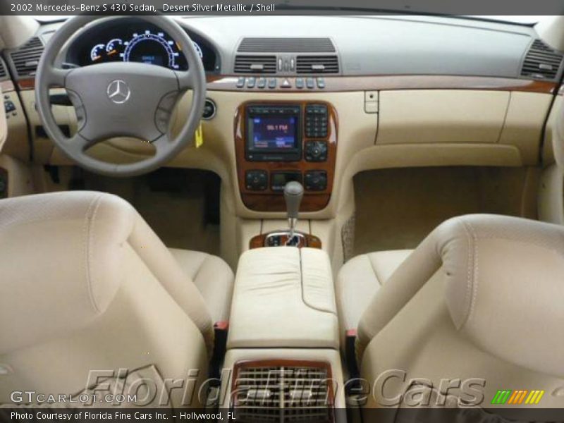 Desert Silver Metallic / Shell 2002 Mercedes-Benz S 430 Sedan