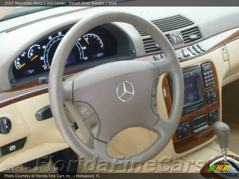 Desert Silver Metallic / Shell 2002 Mercedes-Benz S 430 Sedan
