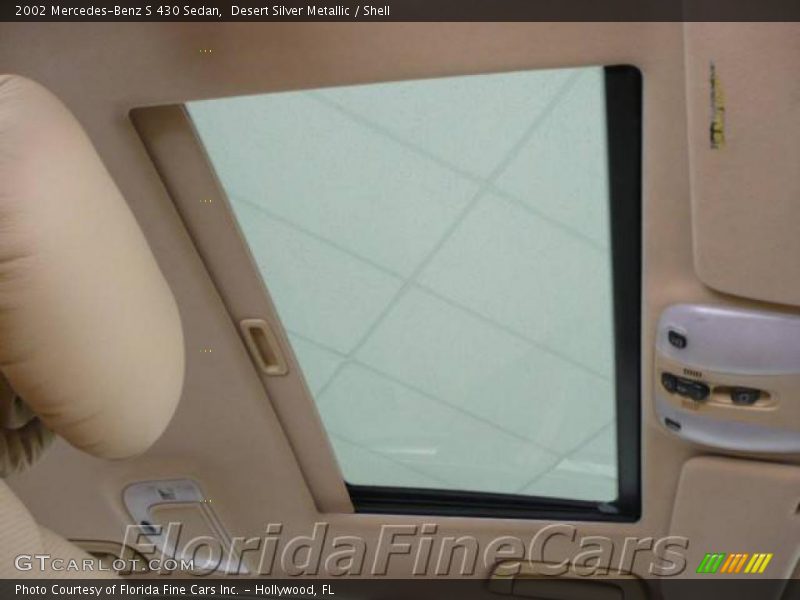 Desert Silver Metallic / Shell 2002 Mercedes-Benz S 430 Sedan