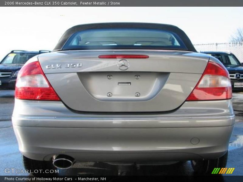 Pewter Metallic / Stone 2006 Mercedes-Benz CLK 350 Cabriolet