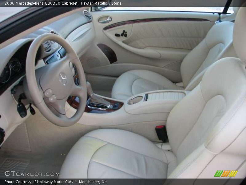 Pewter Metallic / Stone 2006 Mercedes-Benz CLK 350 Cabriolet