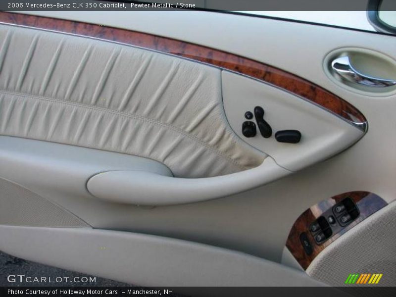 Pewter Metallic / Stone 2006 Mercedes-Benz CLK 350 Cabriolet