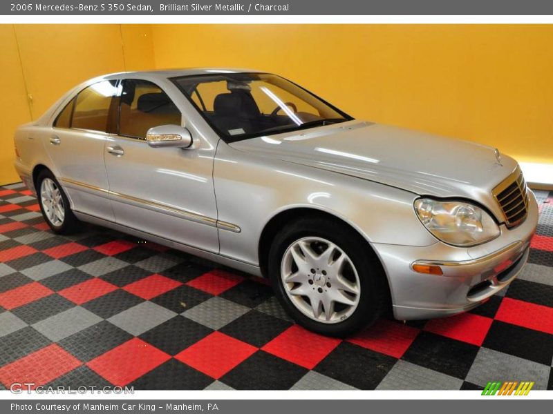 Brilliant Silver Metallic / Charcoal 2006 Mercedes-Benz S 350 Sedan