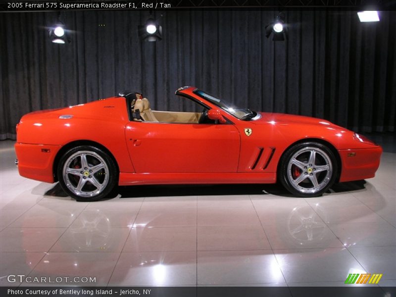Red / Tan 2005 Ferrari 575 Superamerica Roadster F1
