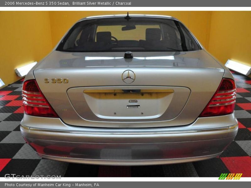 Brilliant Silver Metallic / Charcoal 2006 Mercedes-Benz S 350 Sedan