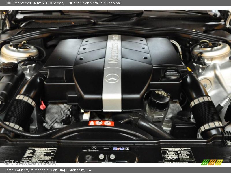 Brilliant Silver Metallic / Charcoal 2006 Mercedes-Benz S 350 Sedan