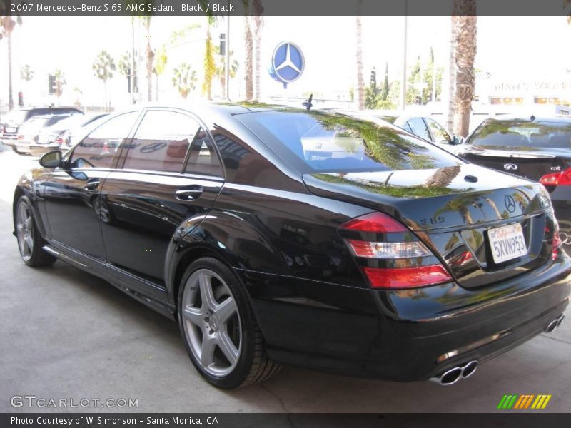 Black / Black 2007 Mercedes-Benz S 65 AMG Sedan