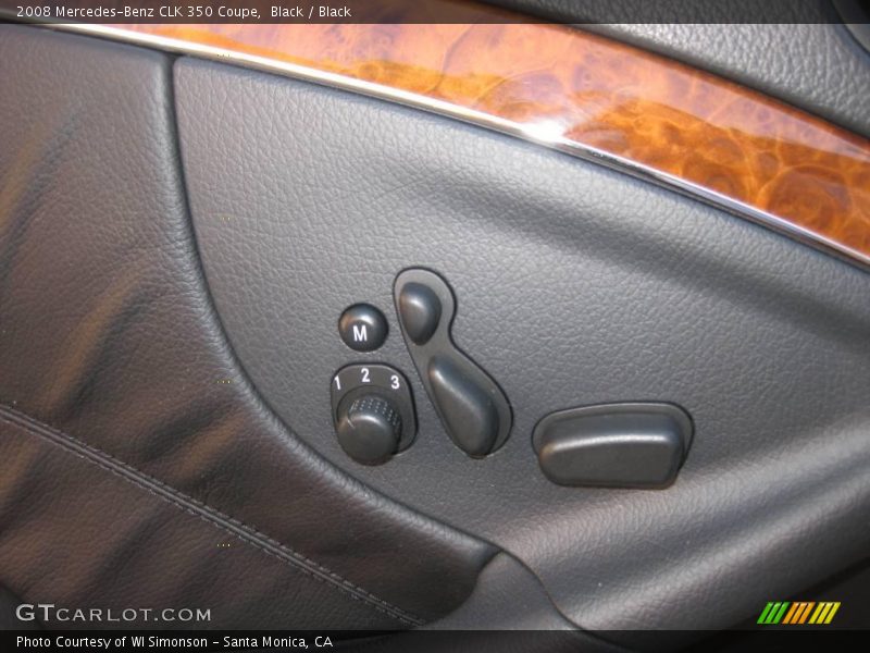 Black / Black 2008 Mercedes-Benz CLK 350 Coupe