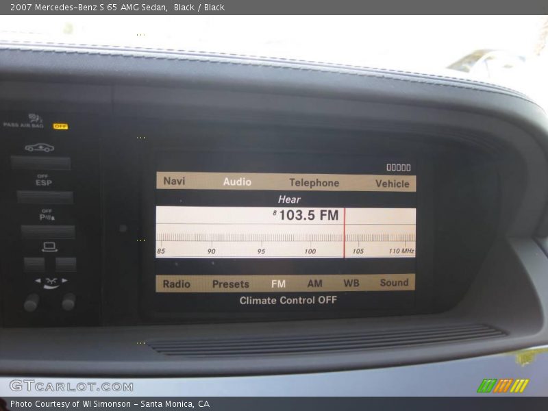 Black / Black 2007 Mercedes-Benz S 65 AMG Sedan