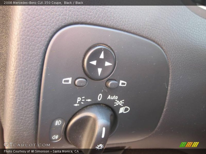 Black / Black 2008 Mercedes-Benz CLK 350 Coupe