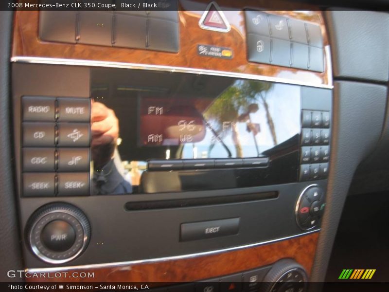 Black / Black 2008 Mercedes-Benz CLK 350 Coupe