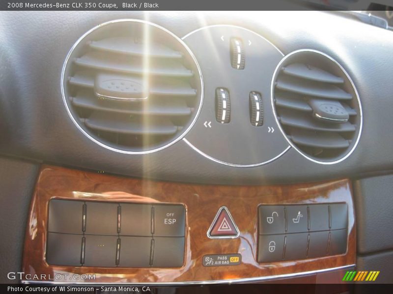 Black / Black 2008 Mercedes-Benz CLK 350 Coupe