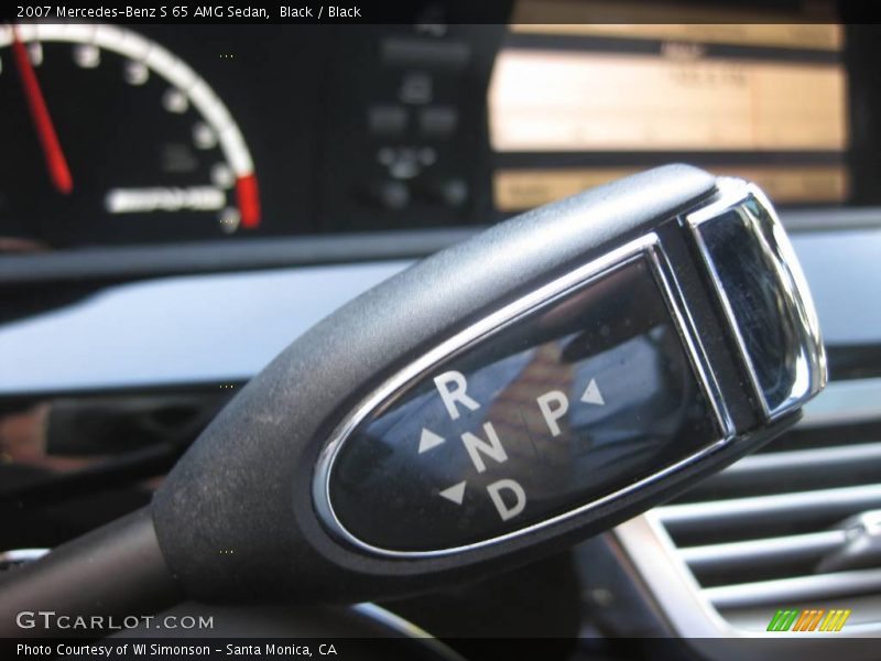 Black / Black 2007 Mercedes-Benz S 65 AMG Sedan