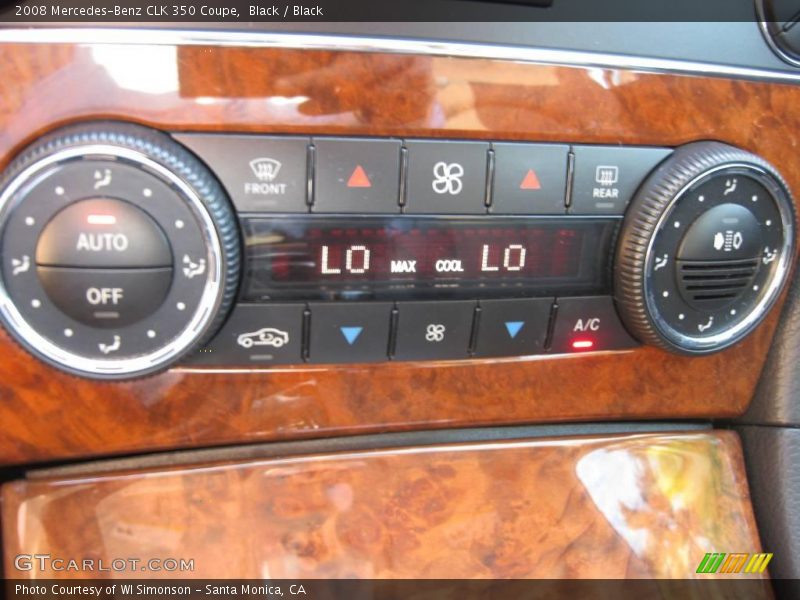 Black / Black 2008 Mercedes-Benz CLK 350 Coupe