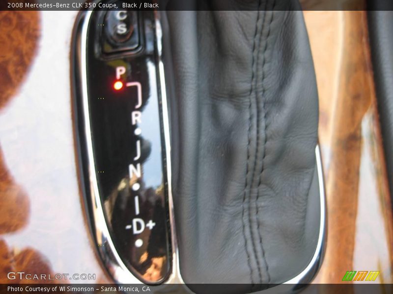 Black / Black 2008 Mercedes-Benz CLK 350 Coupe