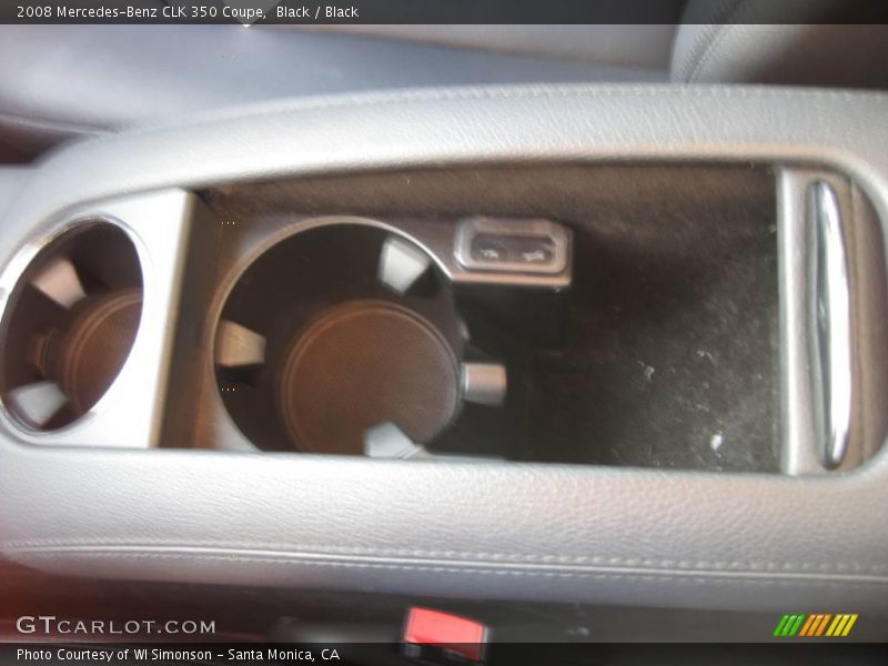 Black / Black 2008 Mercedes-Benz CLK 350 Coupe