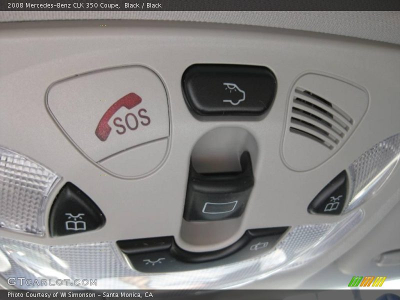 Black / Black 2008 Mercedes-Benz CLK 350 Coupe