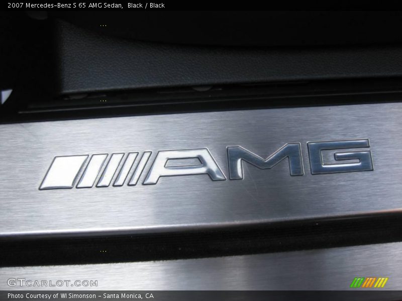 Black / Black 2007 Mercedes-Benz S 65 AMG Sedan