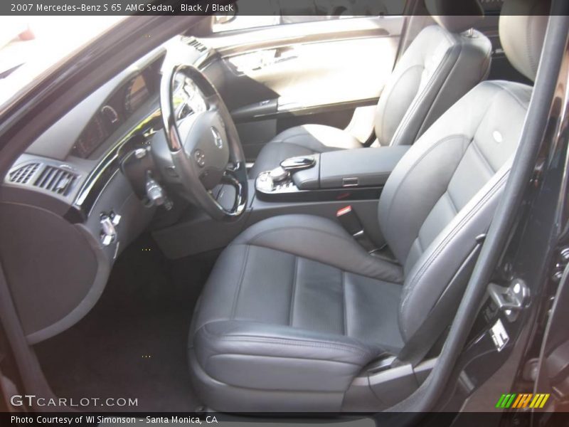 Black / Black 2007 Mercedes-Benz S 65 AMG Sedan