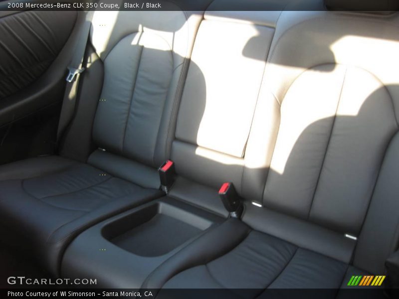 Black / Black 2008 Mercedes-Benz CLK 350 Coupe