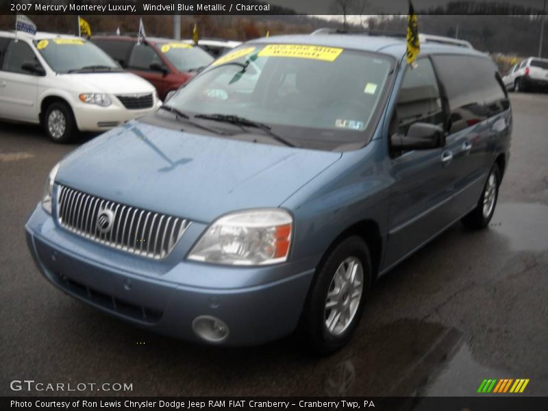 Windveil Blue Metallic / Charcoal 2007 Mercury Monterey Luxury