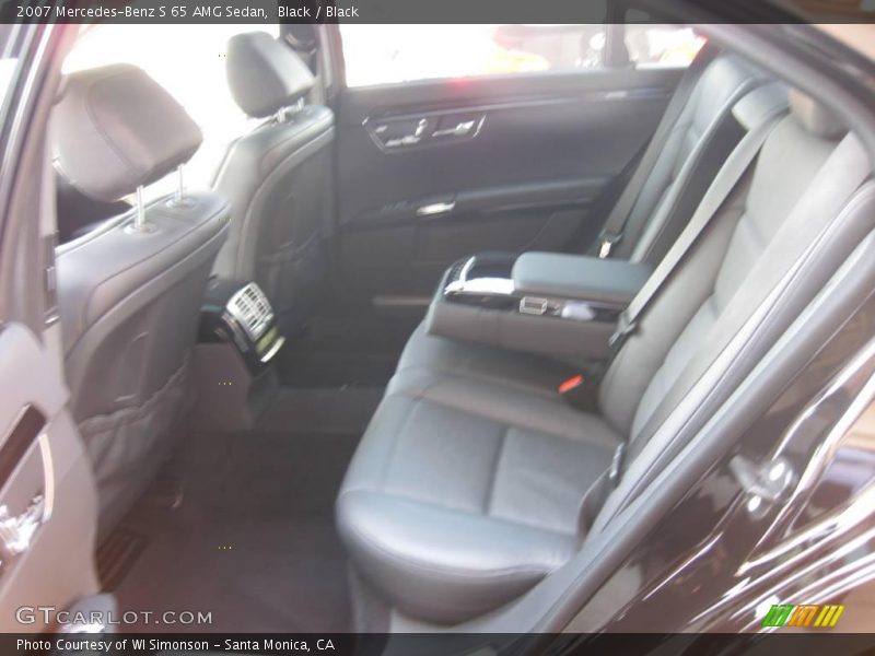 Black / Black 2007 Mercedes-Benz S 65 AMG Sedan