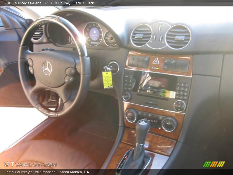 Black / Black 2008 Mercedes-Benz CLK 350 Coupe