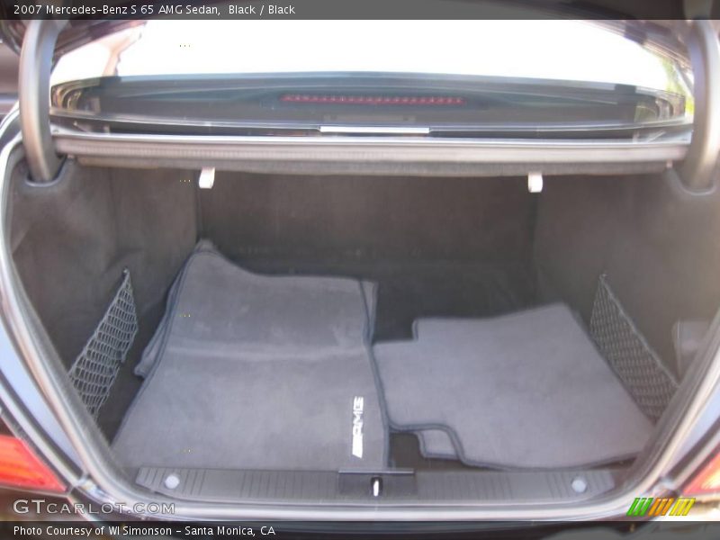 Black / Black 2007 Mercedes-Benz S 65 AMG Sedan