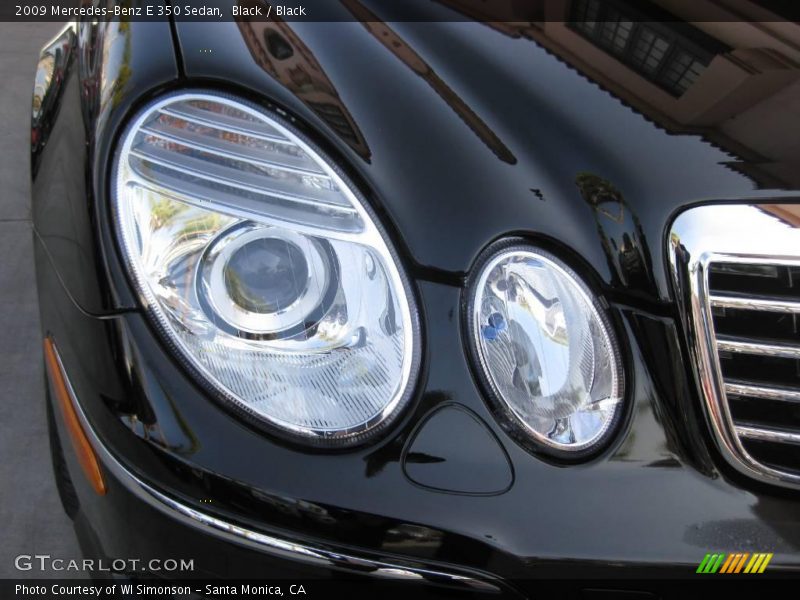 Black / Black 2009 Mercedes-Benz E 350 Sedan