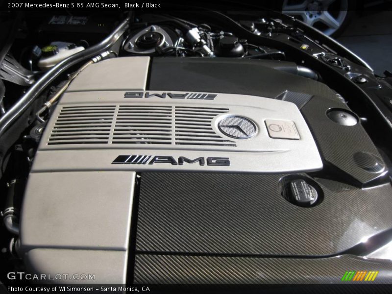 Black / Black 2007 Mercedes-Benz S 65 AMG Sedan