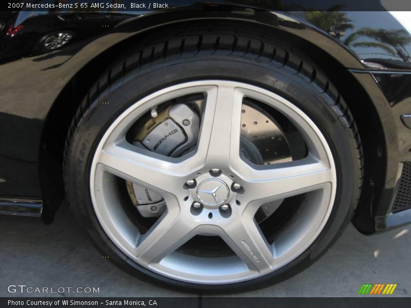 Black / Black 2007 Mercedes-Benz S 65 AMG Sedan
