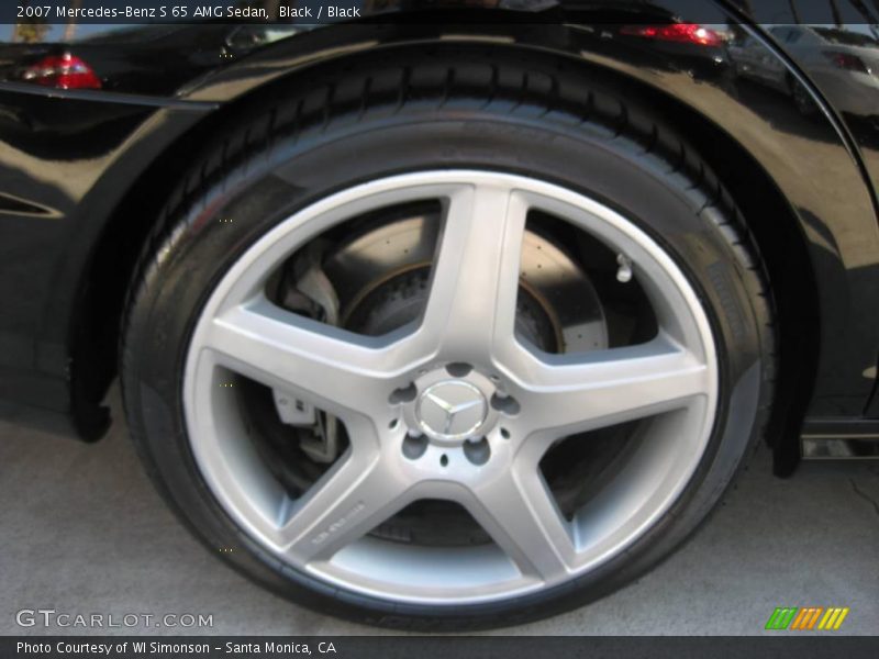 Black / Black 2007 Mercedes-Benz S 65 AMG Sedan
