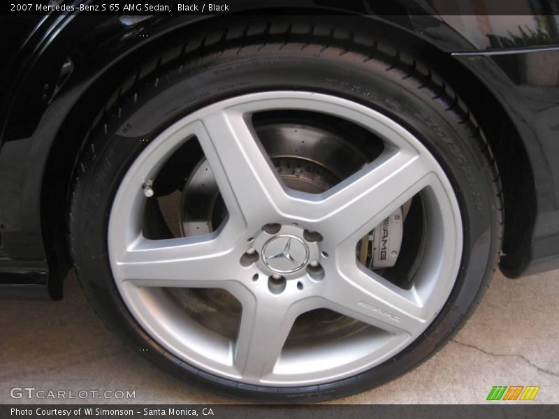 Black / Black 2007 Mercedes-Benz S 65 AMG Sedan