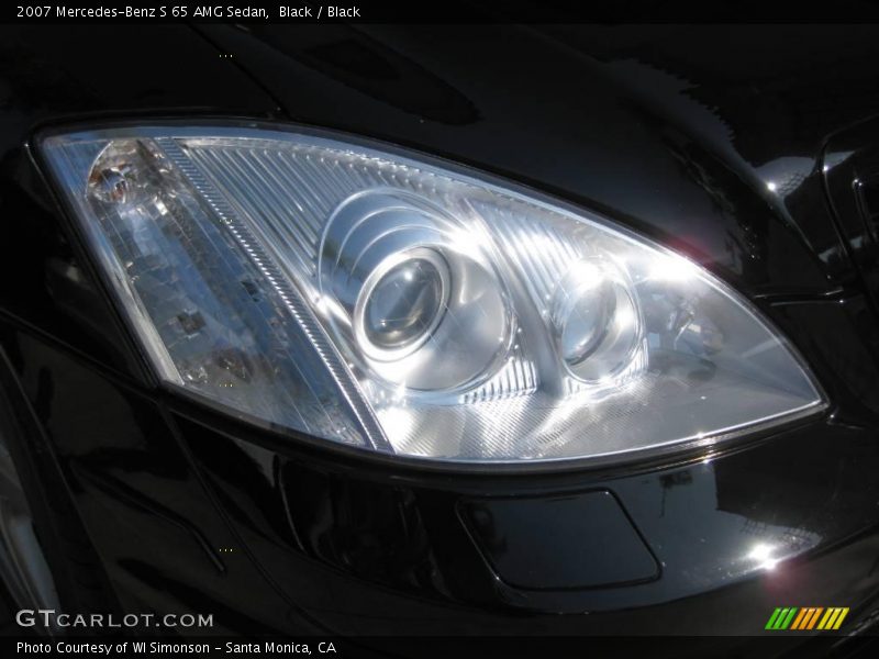 Black / Black 2007 Mercedes-Benz S 65 AMG Sedan