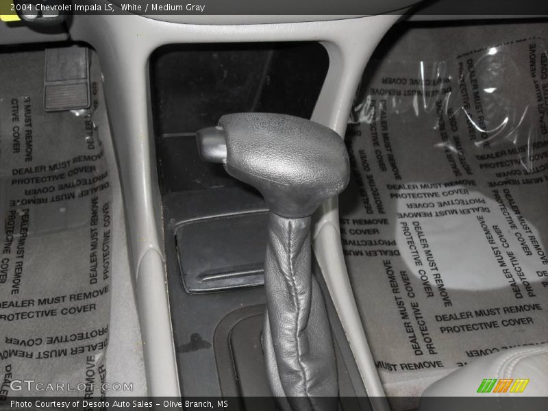 White / Medium Gray 2004 Chevrolet Impala LS