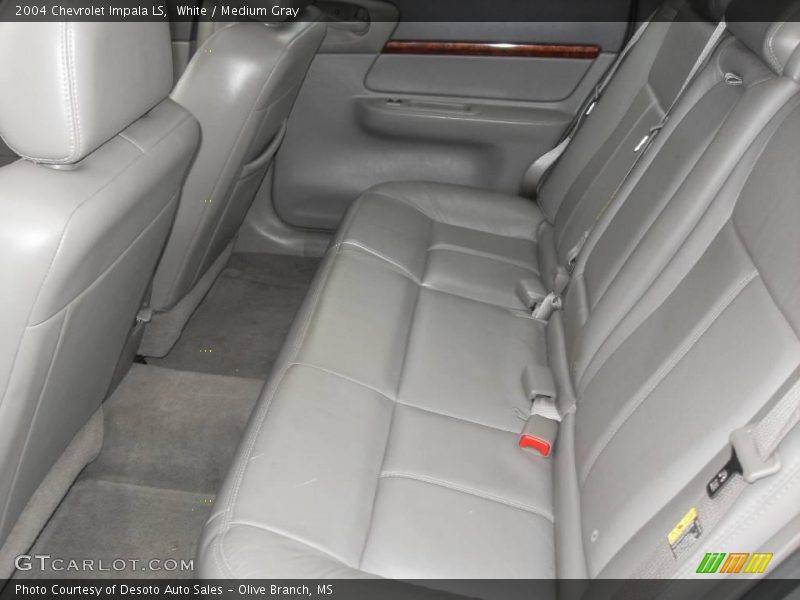 White / Medium Gray 2004 Chevrolet Impala LS