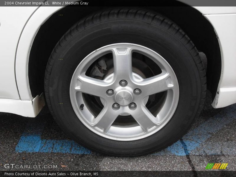White / Medium Gray 2004 Chevrolet Impala LS